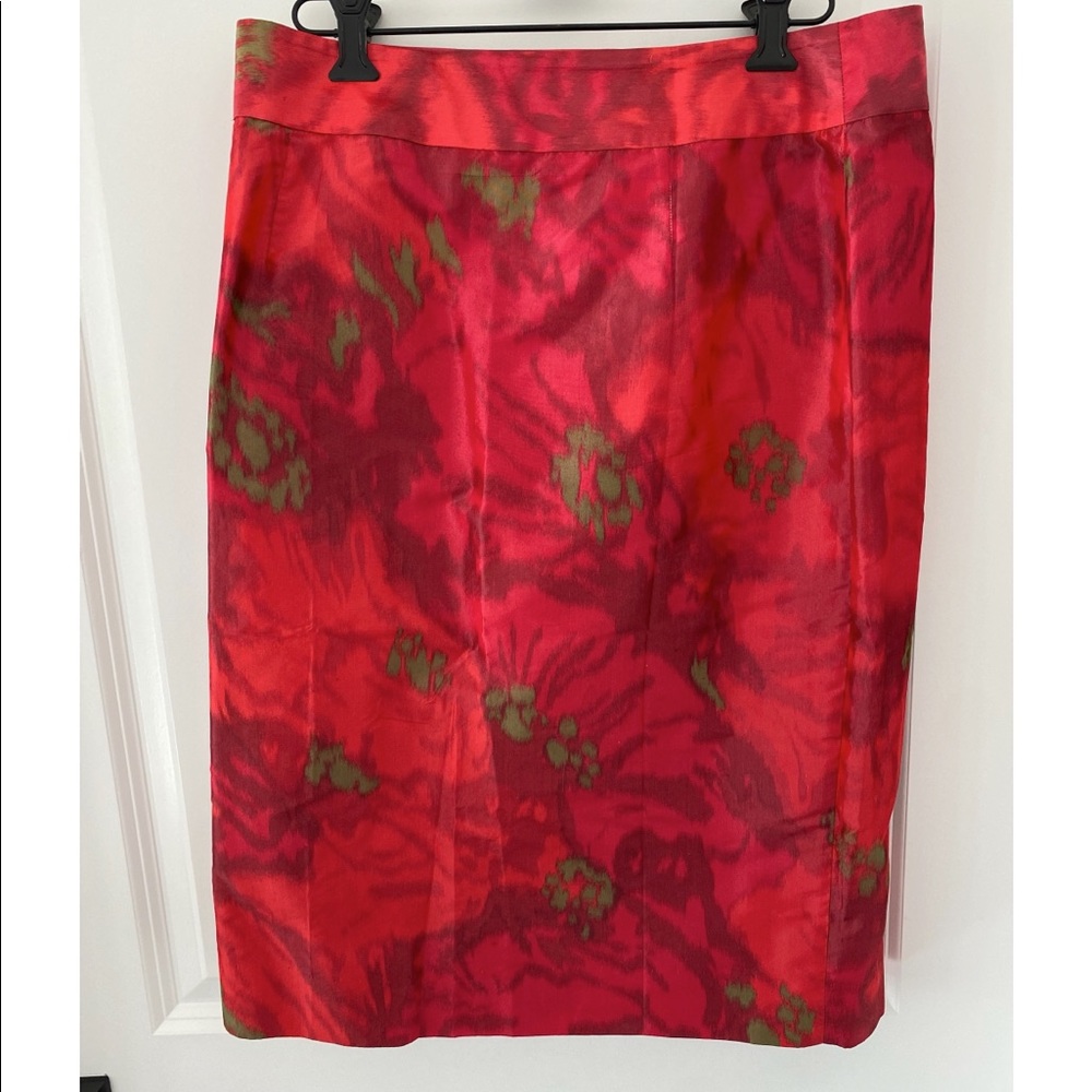 J Crew silk skirt